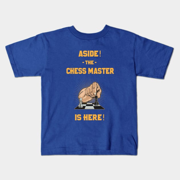 Funny Chess Lover Quote Kids T-Shirt by Design Seventytwo